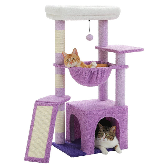Arbre à Chat Compact Multi-Niveaux – 92 cm
